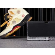 Jordan OFF-WHITE 5 DH8565-100 Sail Retro 0815